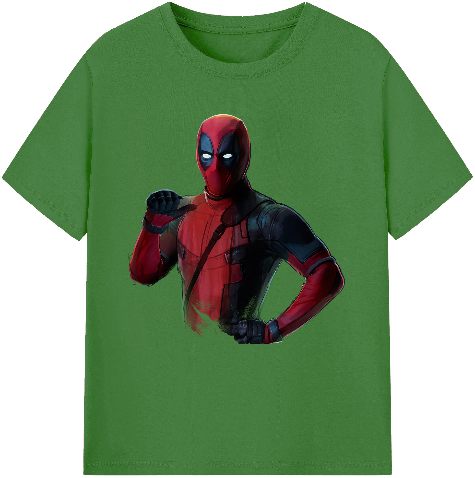 （画像用） Deadpool デッドプール レディースカジュアルプリントTシャツ（綿100％）